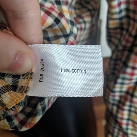 Orvis multicolor super soft buttondown shirt - Picture 4 of 6